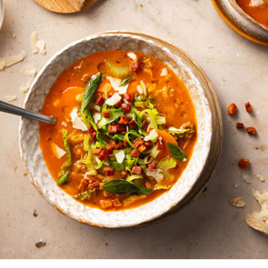 Minestrone (Gemüsesuppe)