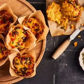 Savoury Pumpkin Muffins