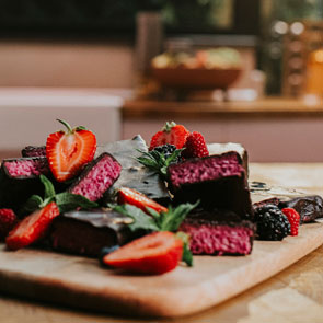 Healthy Berry and Coconut No-Bake Bar