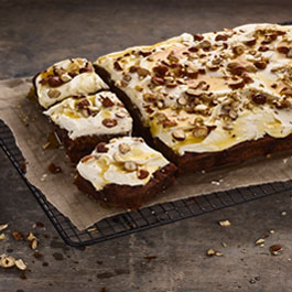 Halloween Pumpkin Cake with Hazelnuts