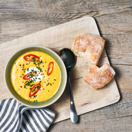 Vegan Pumpkin and Ginger Soup