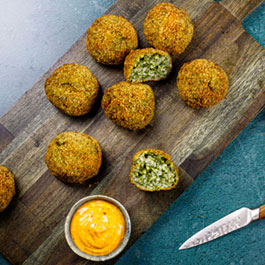 Kale and Spinach Arancini