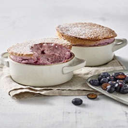 Soufflé aux myrtilles